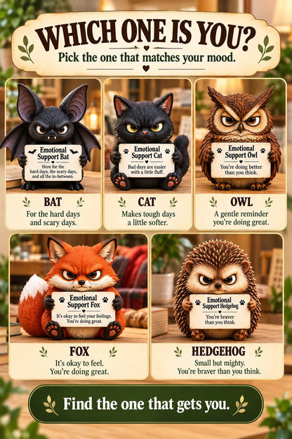 🐾Emotional Support Animals (5 Grumpy Styles)