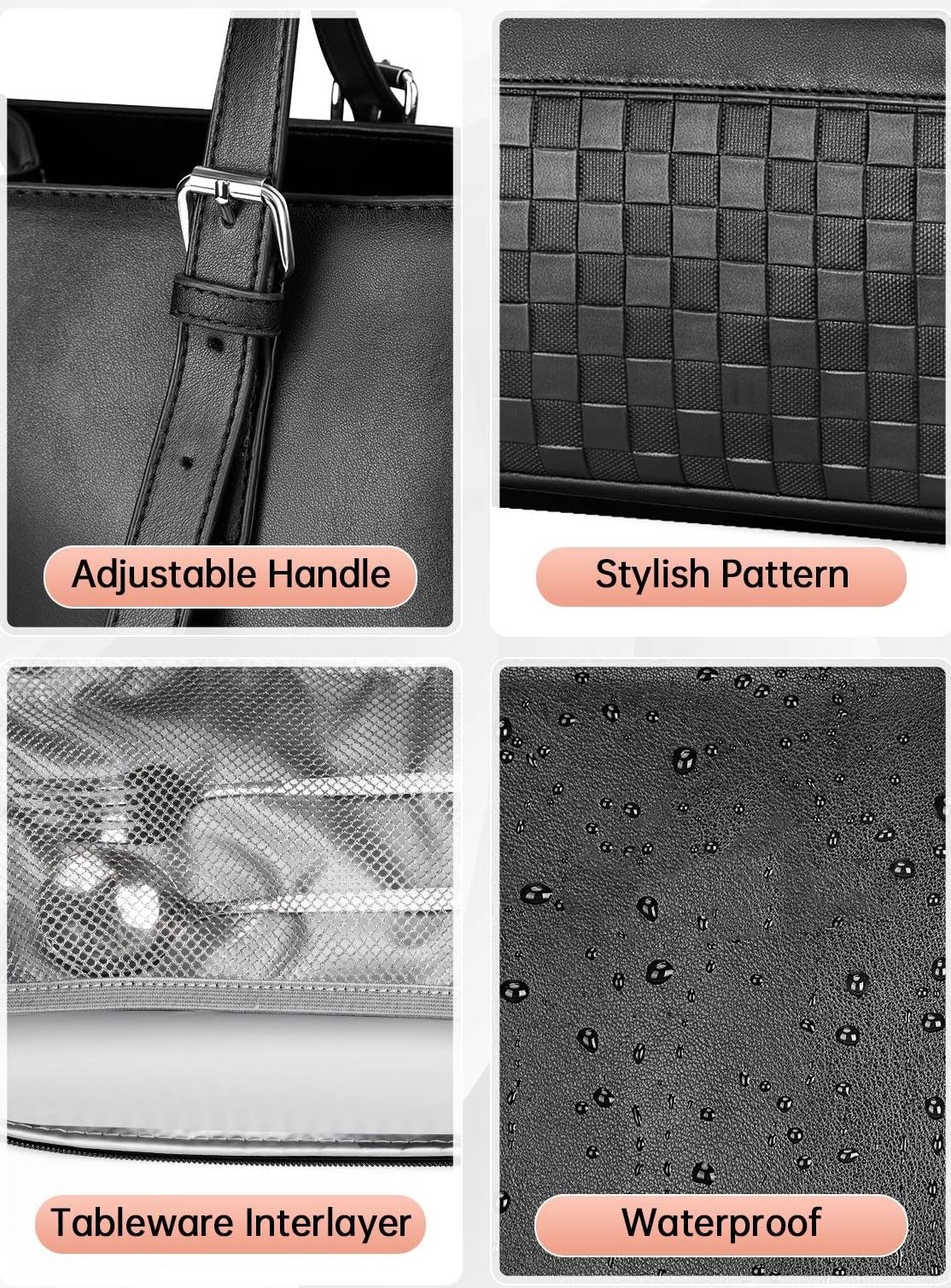 3 i 1 lunchväska för kvinnor