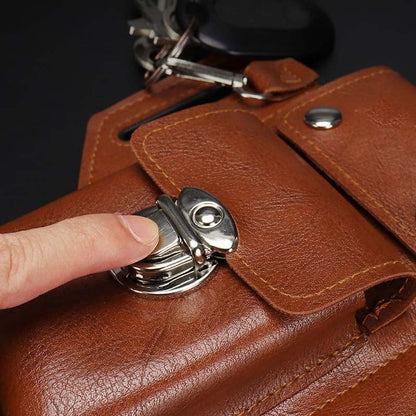Men's Magnetic Double-Fastening Waterproof Waist Bag