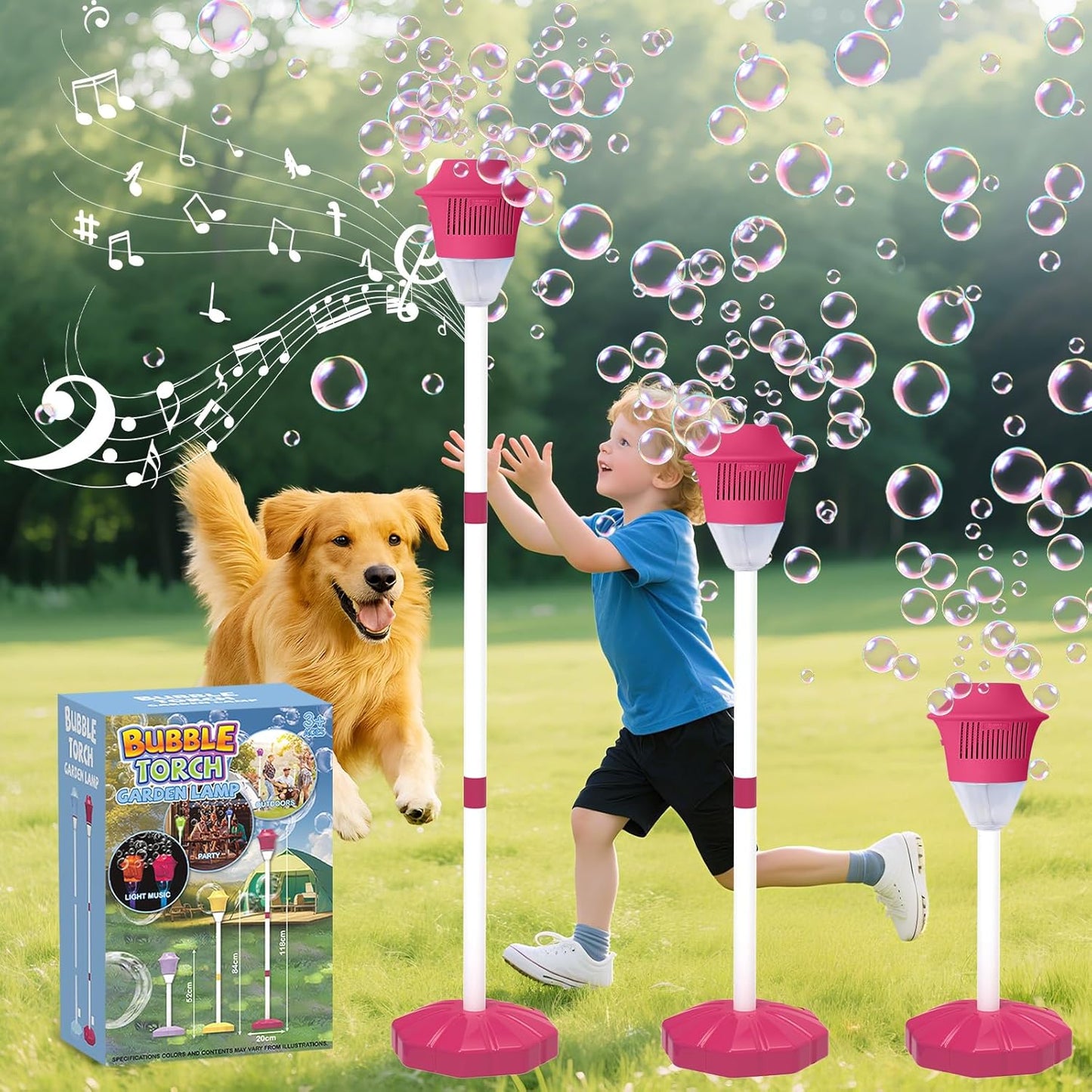 🏆 🫧 Automatic Standing Bubble Maker – Create a Magical Bubble Storm in Seconds✨
