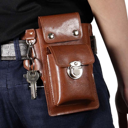 Men's Magnetic Double-Fastening Waterproof Waist Bag
