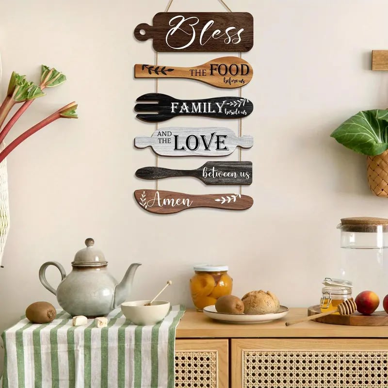 🔥  Wooden Kitchen Wall Decor