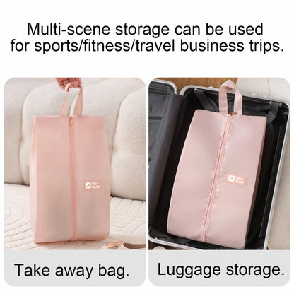 Ny Twill Travel Shoe Storage Bag - Vikbar vattentät skoväska