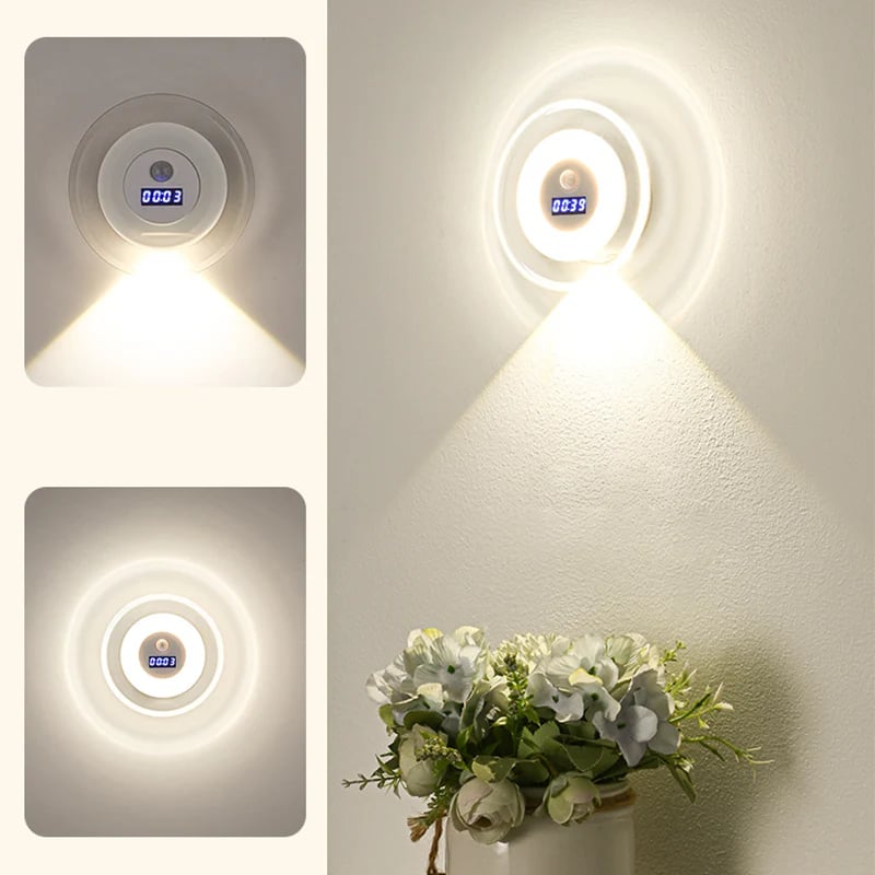 🌙Smart LED Clock Night Light with Motion Sensor