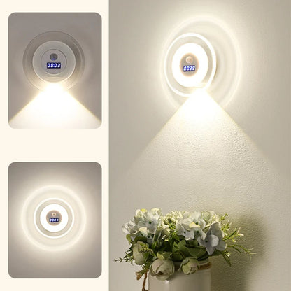 🌙Smart LED Clock Night Light with Motion Sensor