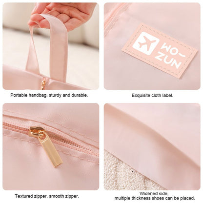 Ny Twill Travel Shoe Storage Bag - Vikbar vattentät skoväska