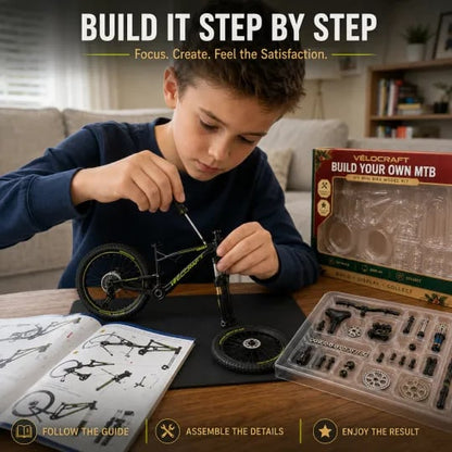 🚲DIY Mountain Bike Model Kit – Build, Display & Collect