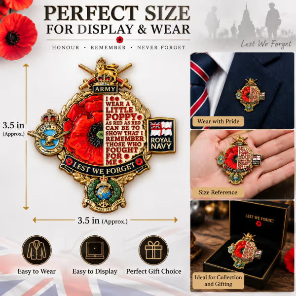 Badge shown worn, held and displayed