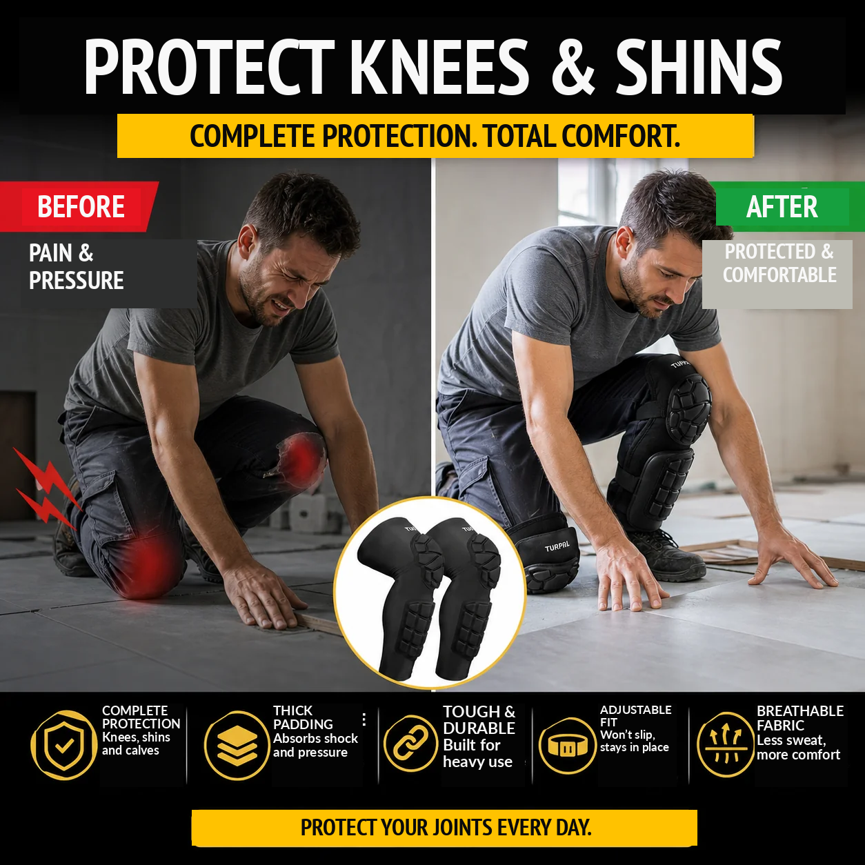 🦵 2026 Sale — Over 28,700 Sold! 💪 Sport Shock-Resistant Knee Pads