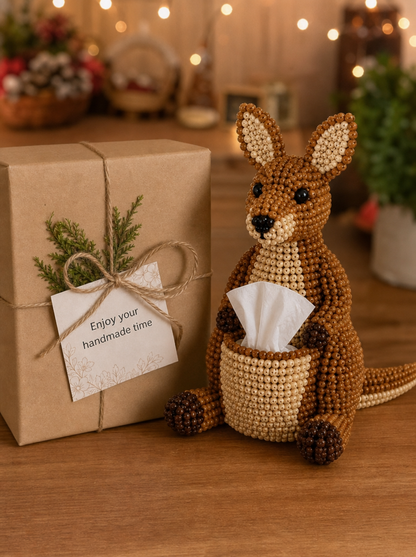 🦘 Beaded Animal Tissue Box DIY Kit