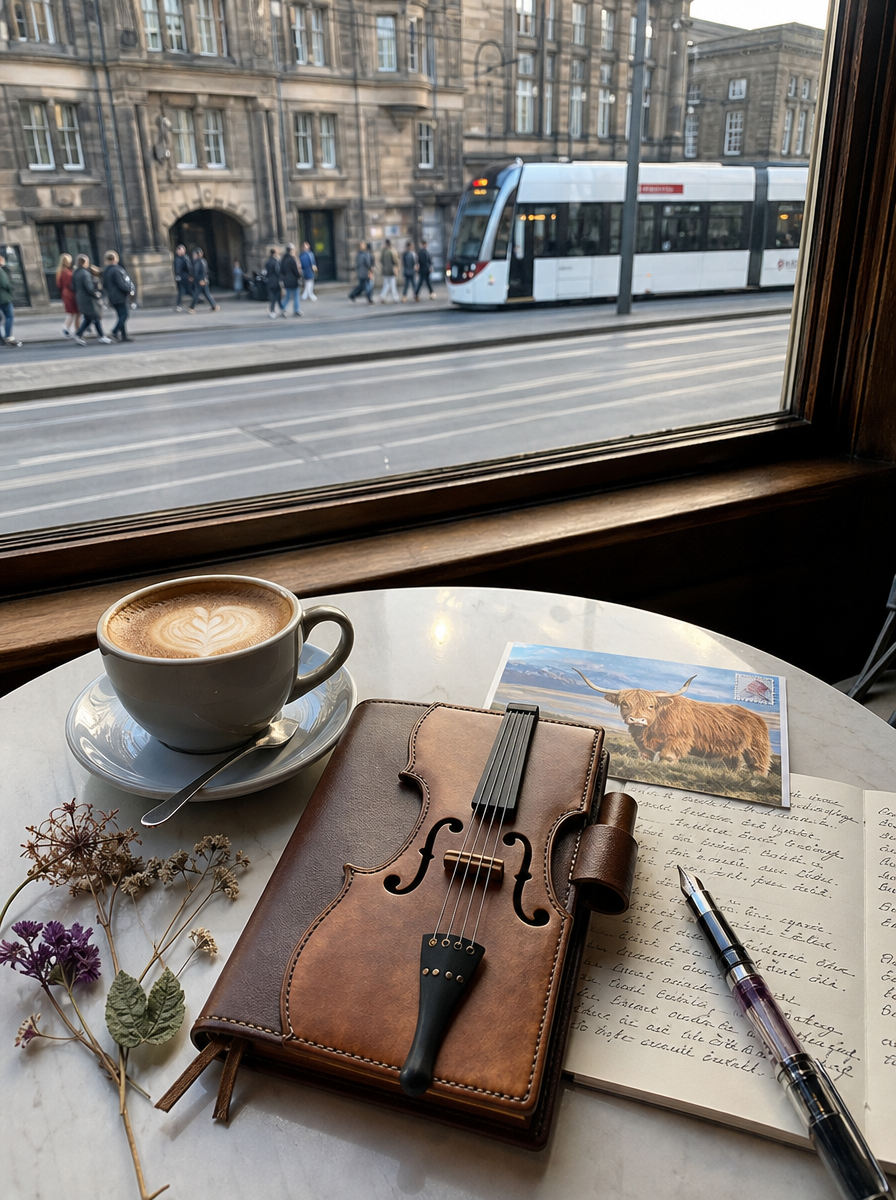 🎻Vintage Violin Leather Notebook - Retro Lined Journal for Writing, Musical Gift for Musicians, Music Teachers & Music Lovers(Buy 2 Free Shipping)