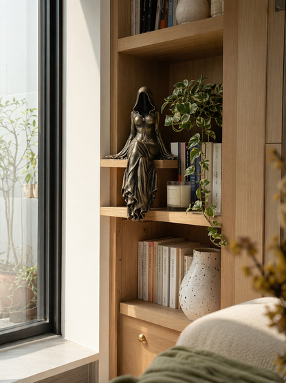Lady Reaper - Ethereal Hooded Figure Sculpture