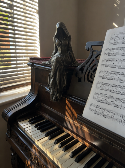 Lady Reaper - Ethereal Hooded Figure Sculpture