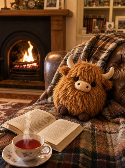 🔥🐂Emotional Support Highland Cow Plush