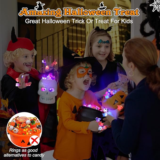 💍🎃LED Light Halloween Glowing Ring👻