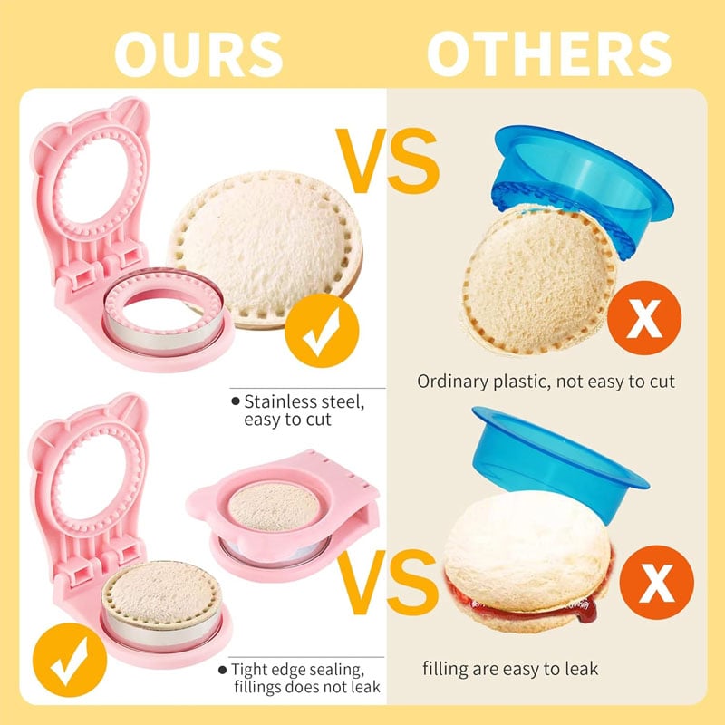 🔥Julförsäljning - Sandwichformar Skärare och försegling