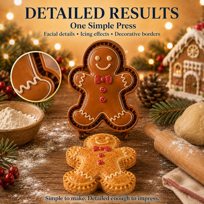 🎄8-Design Christmas Mini Pie Mold Collection| Reusable Embossed Molds