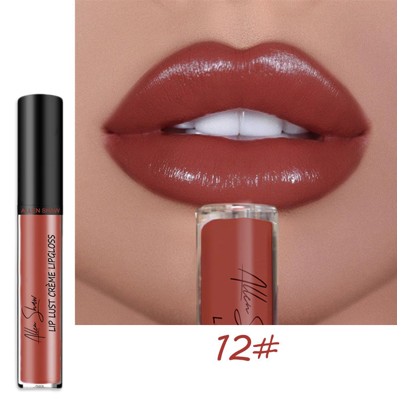 🔥Hot Sale- Köp 2 få 1 gratis🔥12 Color Cream Texture Lipstick Waterproof