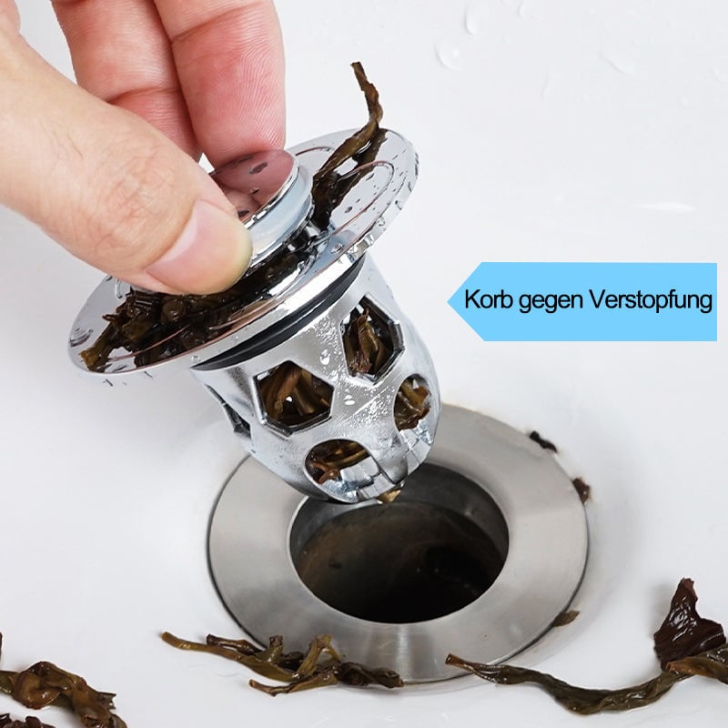 Universalavtappningsplugg för tvättställ/Universal sink drain plug