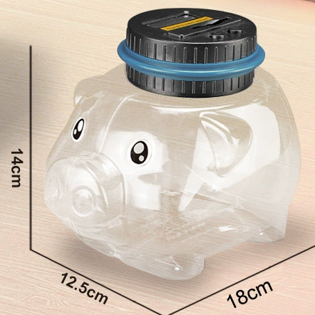 💰Watch Savings Grow – Digital Money Box with Auto Coin Counting & Target Setting