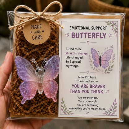 💌 Emotional Support Animal – Meaningful Encouragement Keepsake with Message Card & Gift-Ready Packaging ✨
