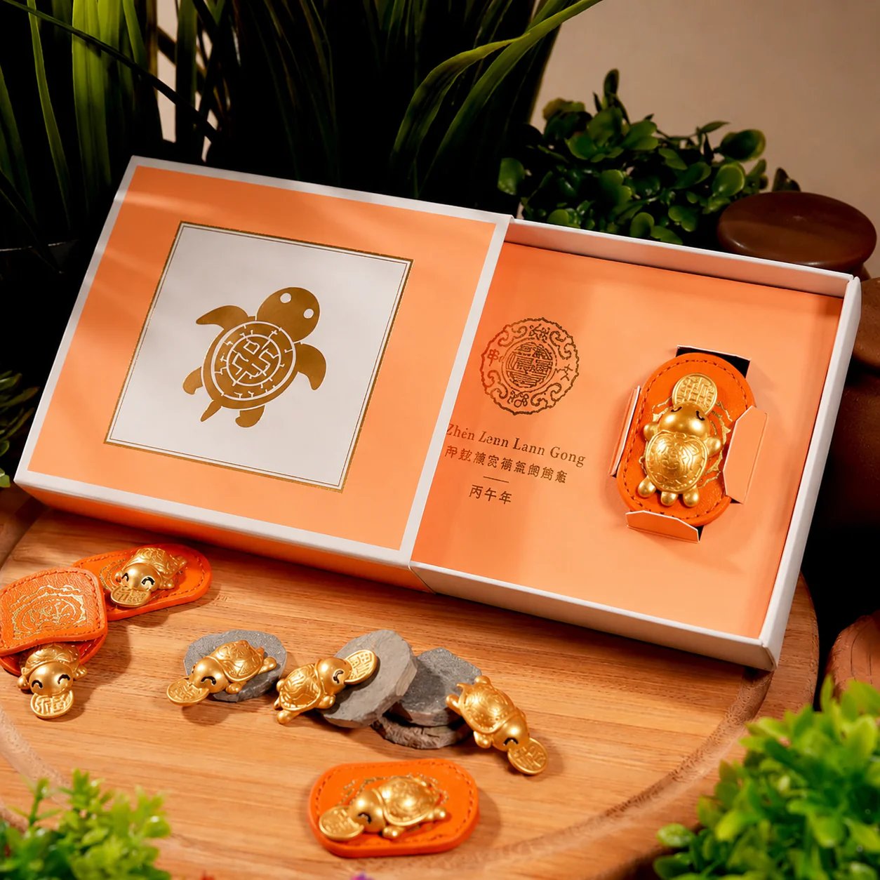 🐢2026 Golden Turtle Charm – Bites onto Luck🍀Never Lets Go!