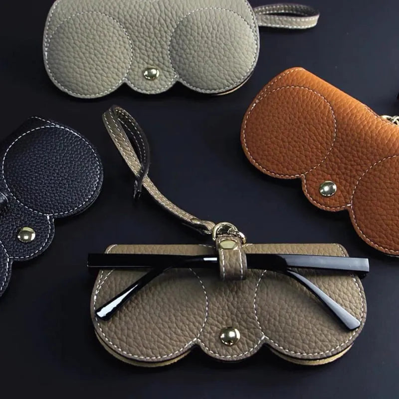 Soft PU leather glasses case 👓️