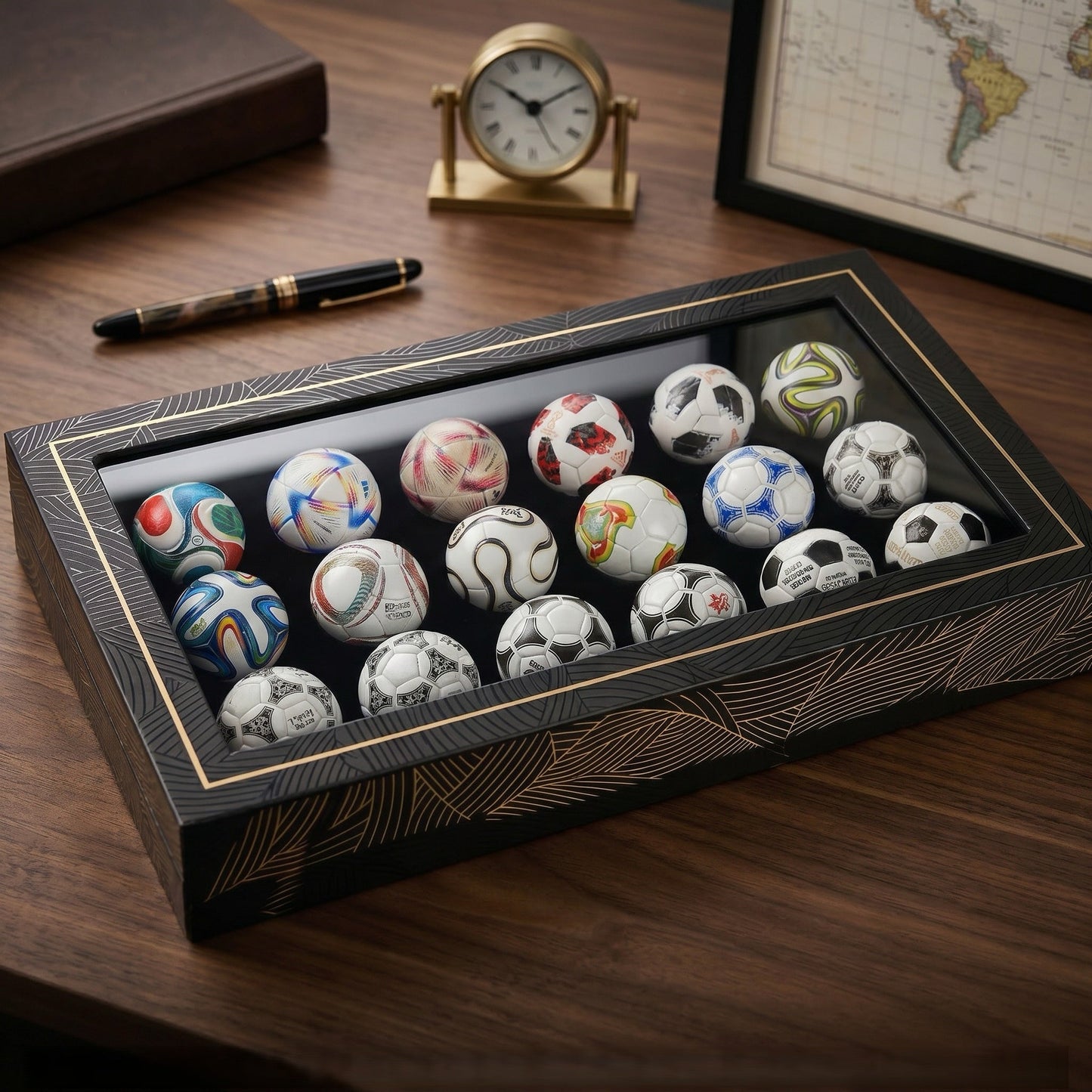 🏆 Handcrafted Mini Soccer Ball Collection (1970–2026) – 2026 World Cup Sale🔥