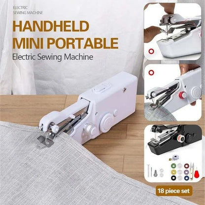Handhållen mini-elektrisk symaskin [Gör ditt liv enklare