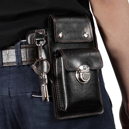 Men's Magnetic Double-Fastening Waterproof Waist Bag