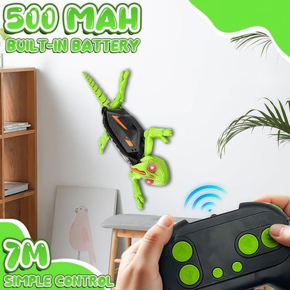 Infraröd väggklättrande gekko-leksak med ljus 🦎