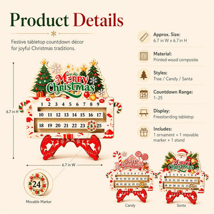 🎄25-Day Christmas Countdown Ornament