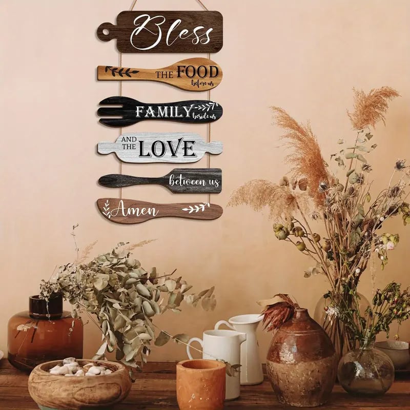 🔥  Wooden Kitchen Wall Decor