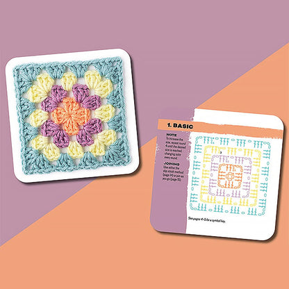 🎁 Granny Square Crochet Card Set[50 Unique Designs]🧵