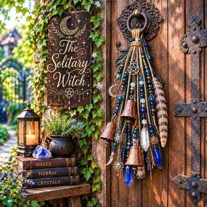 🔮Witch door decoration bell | 🌙Bells, Crystals & Celestial Hanging Decor