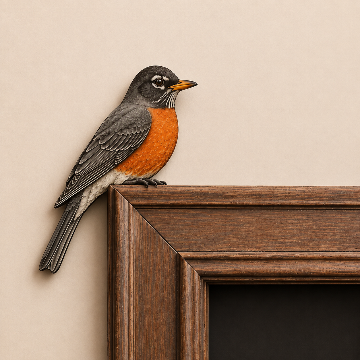 🏡Wooden Bird Door Decoration