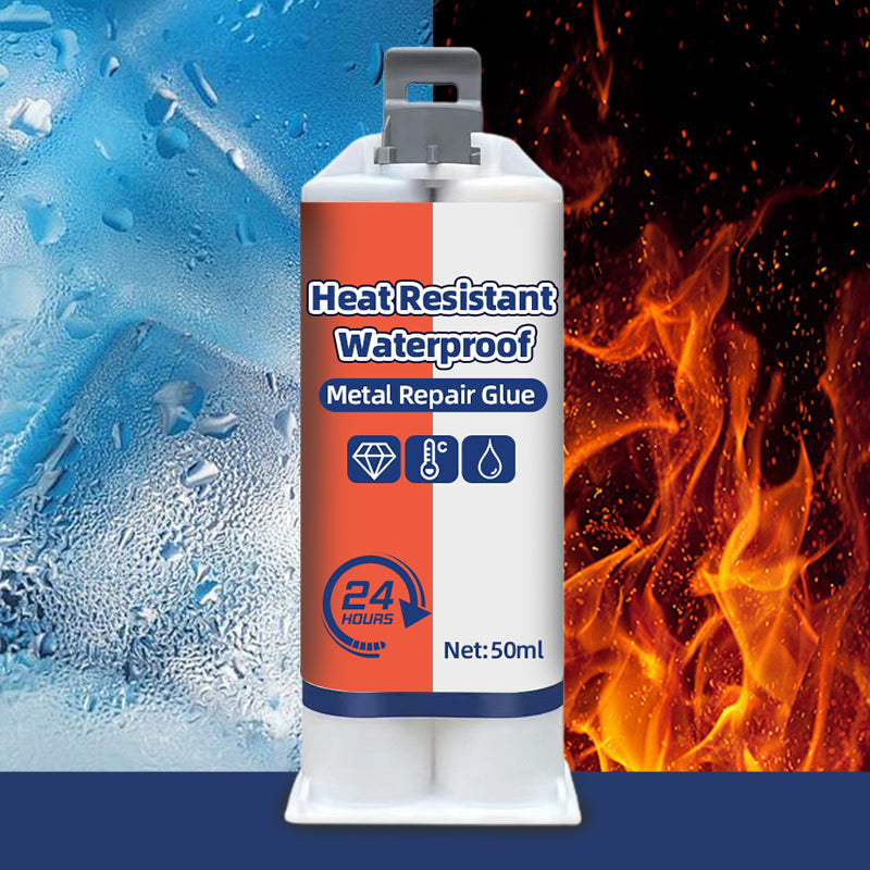 Värmebeständigt vattentätt metallreparationslim