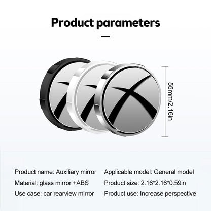 Sugkopp bil konvex dödvinkelspegel (1 set / 2 st)