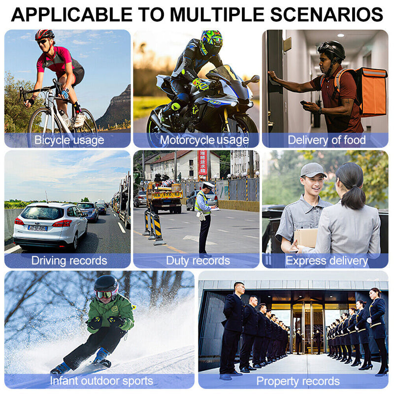 Bärbar HD-cykelkamera