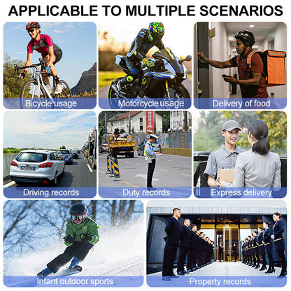 Bärbar HD-cykelkamera