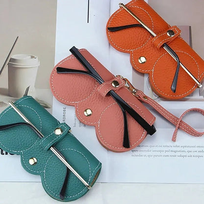 Soft PU leather glasses case 👓️