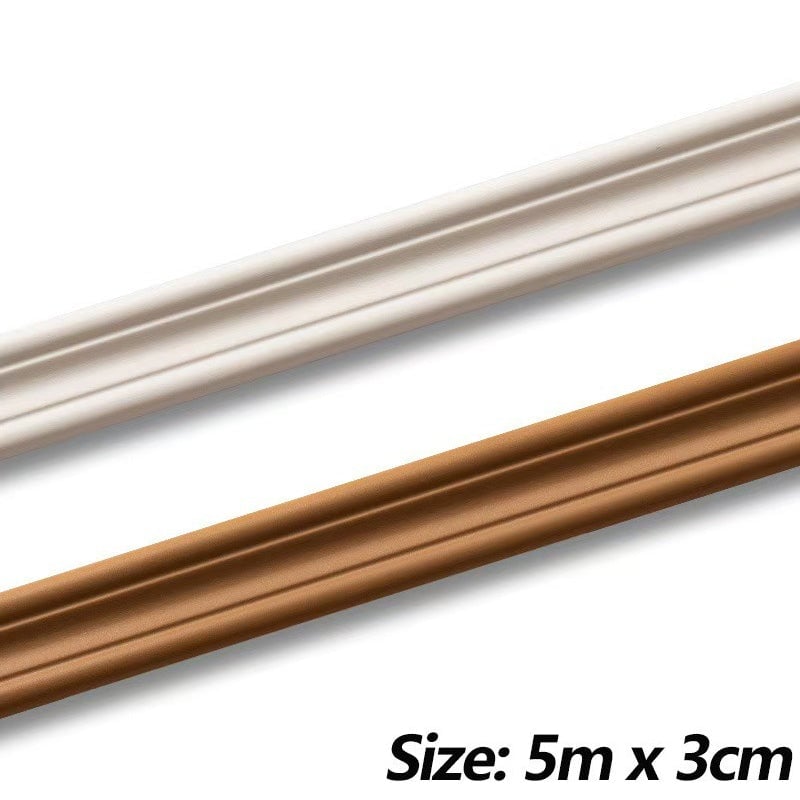 Flexible Molding Trim Strip for Wall Edges