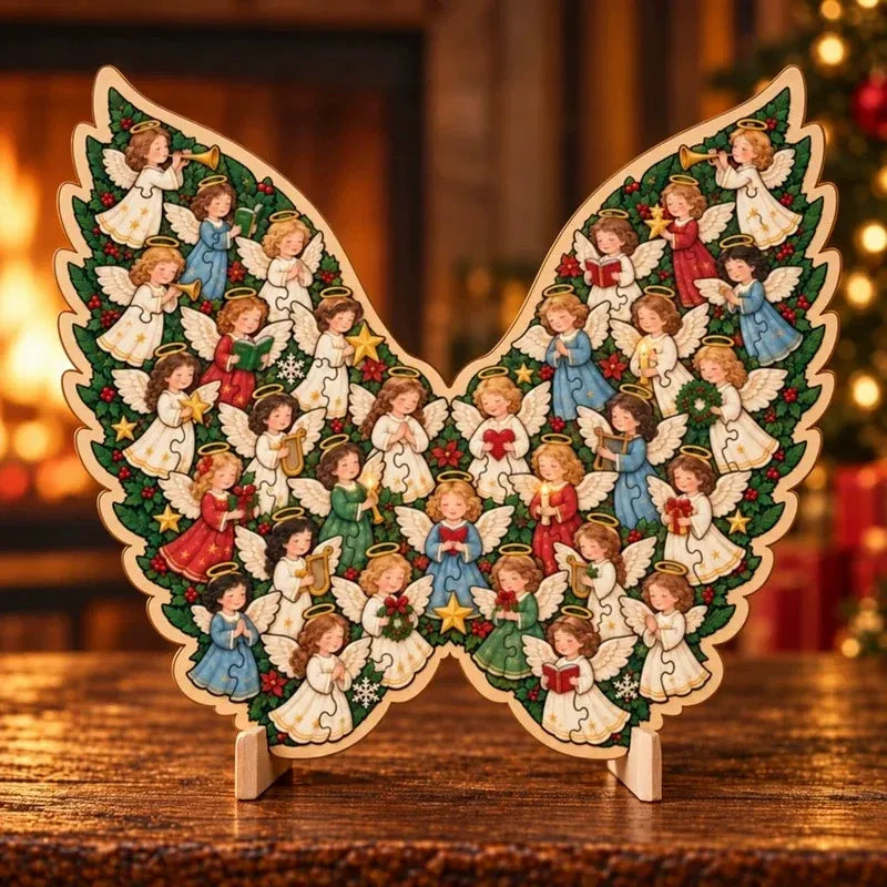 🎄Christmas Wooden Puzzle with Stand | 9 Festive Designs to Build & Display 🧩