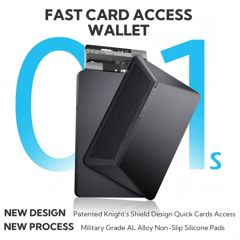 🔥Hot Sale 49% OFF🌟💰 Pop-up Compact Men's Metal Wallet with A Sliding Money Clip Mechanism