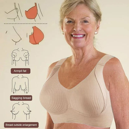 Last day: buy 1, get 3 packages 🔥 Super supportive bra | Wireless push-up bra 👍 No more sagging breast