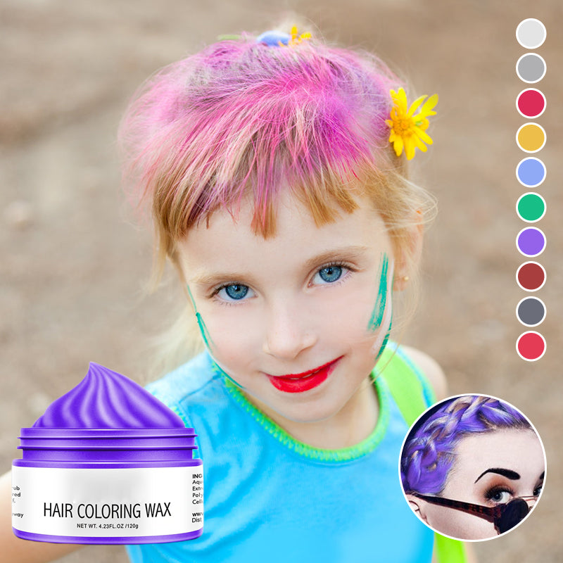 Färgstarkt hårvax
