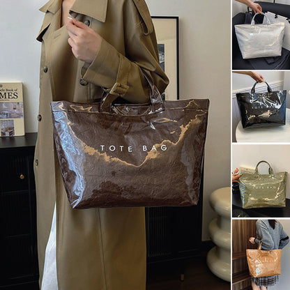 Toteväska med bokstavstryck för kvinnor