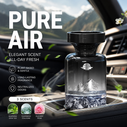 🥳2026 HOT SALE🥳🌿  Long-Lasting Car Air Freshener – Natural plant extracts, eliminates smoke & pet odours. Weeks of freshness. Mountain design. Breath easy! 💨✨