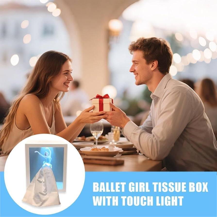 Ballet Dancer Tissue Box