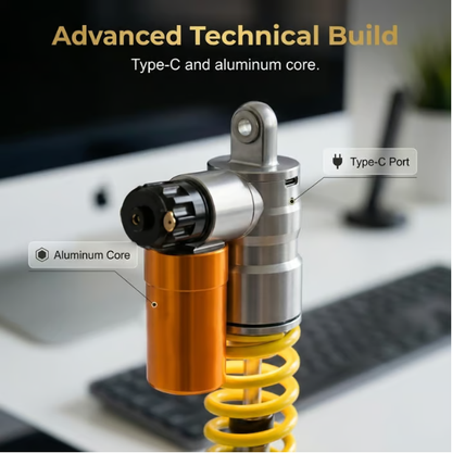 🔥Inspired Suspension Shock Absorber Lamp - Adjustable LED Light for Gamers & Car Enthusiasts